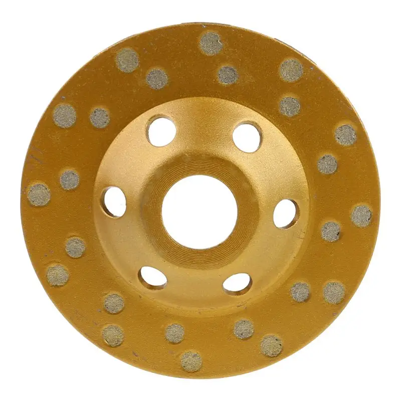 4" Diamond Segment Grinding Wheel Grinder Cup Concrete Stone Cut Grinding Disc