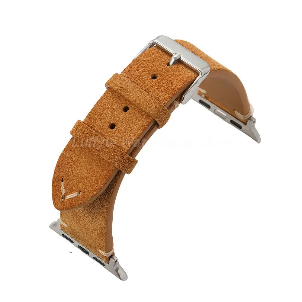Luxurious Suede Leather Watch Strap Bracelet