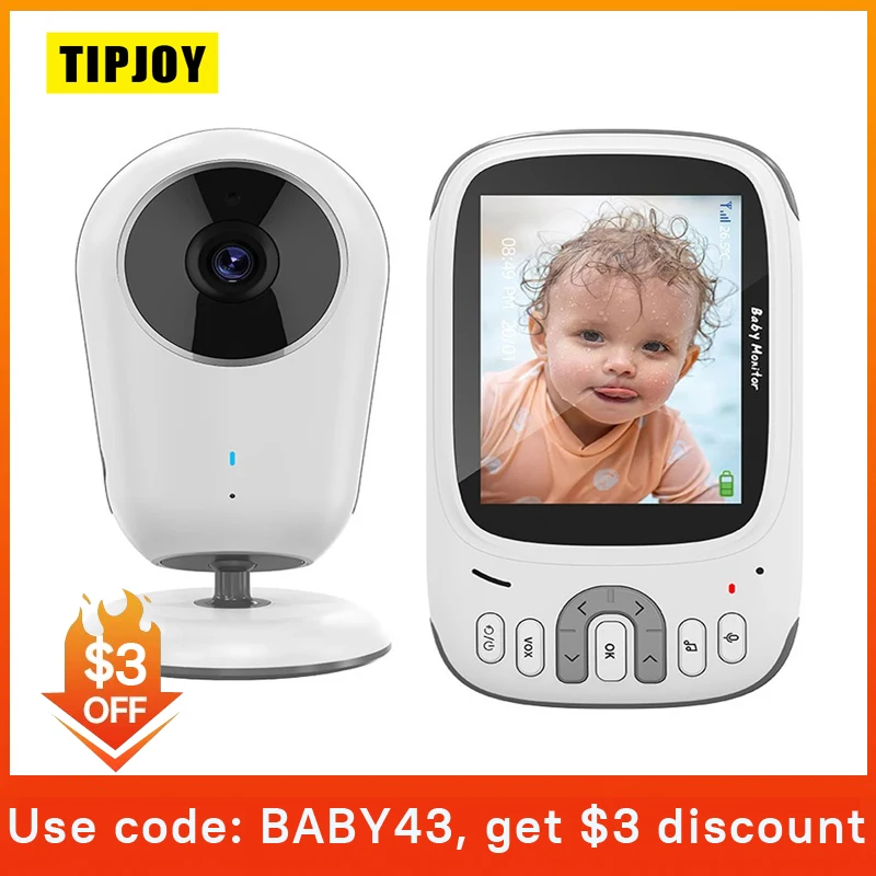 

3.2 Inch 2.4G Wireless Video Baby Monitor Night Vision Security Camera Babyphone Intercom Temperature Monitoring Babysitter