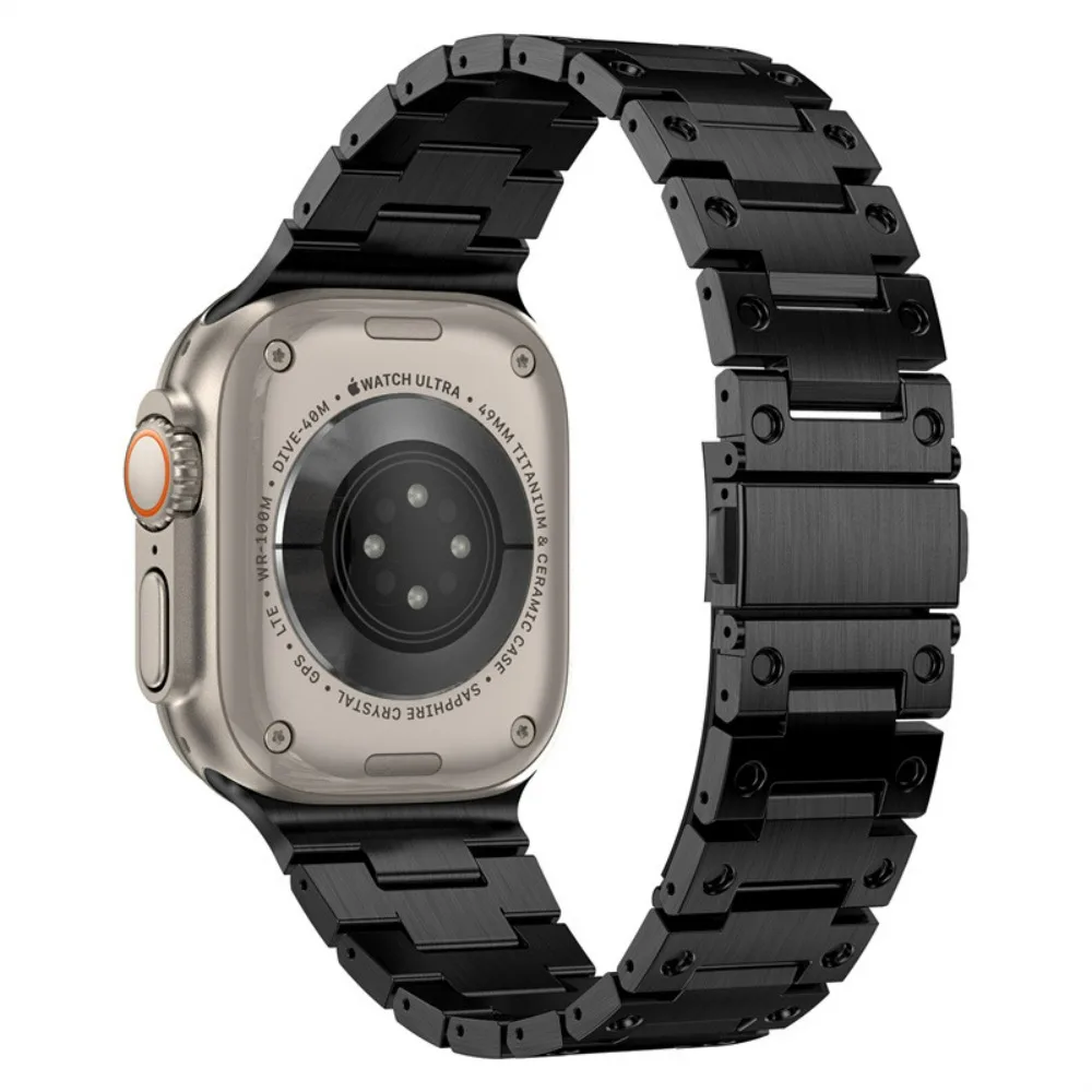 Stainless Steel Strap for Apple watch Ultra 49mm 45mm 41mm 44mm 40mm 42mm 38mm Metal link Wristband iWatch Series 8 7 6 5 4 3 SE