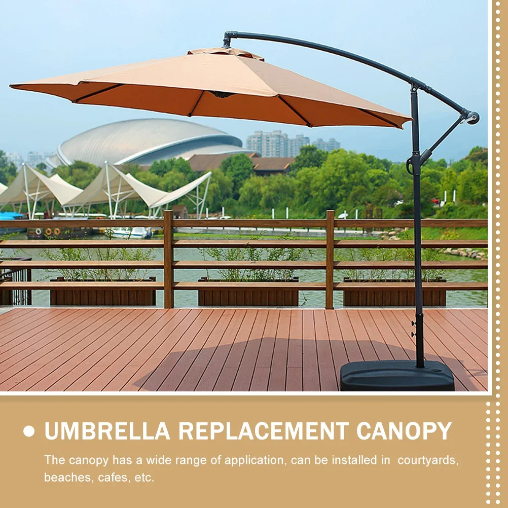 

Sunshade Market Beach Half Sun Replace Large Part Canopy Bracket） Outdoor Cloth（no Umbrella Table