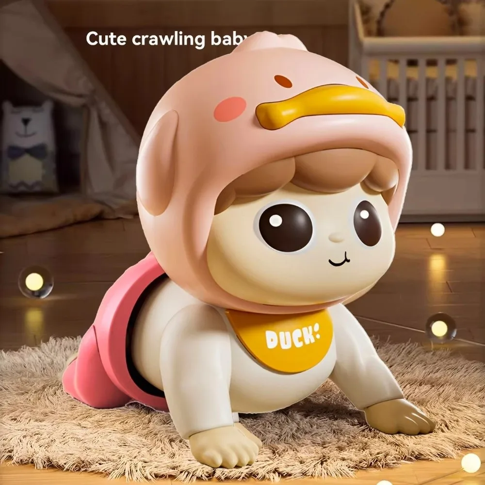 음악 크롤링 인형 장난감 조기 교육 전동 음악  장난감 말하기 모드 학습 크롤링 안내 장난감