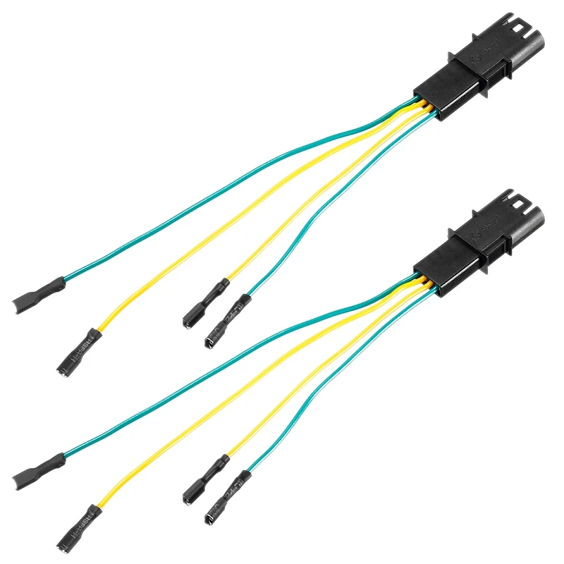 

2X 4Pins 12V Side Mirror Heating Function Connector Cable Wire For-BMW X5 F10 Electric Heated Wing Mirror