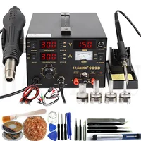 Saike 909D Heat Gun Desoldering Station Power Multi-Function 3 in 1 Constant Temperature Soldering Iron Soldering Station 1