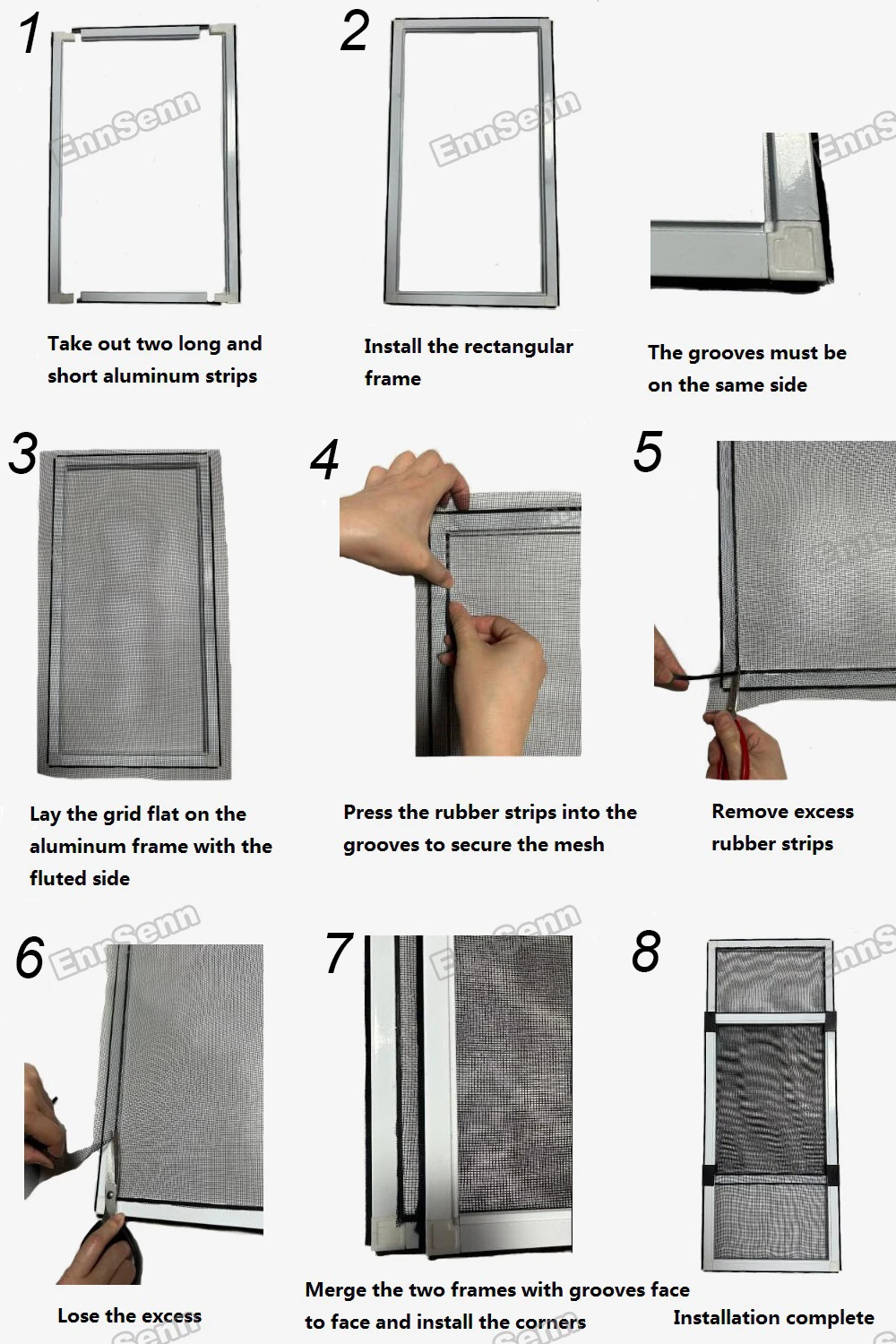 Description Picture 3 of itemExpandable Window Screen, 2 Way Adjustable, Perfect Replacement Screen for Windows, Door