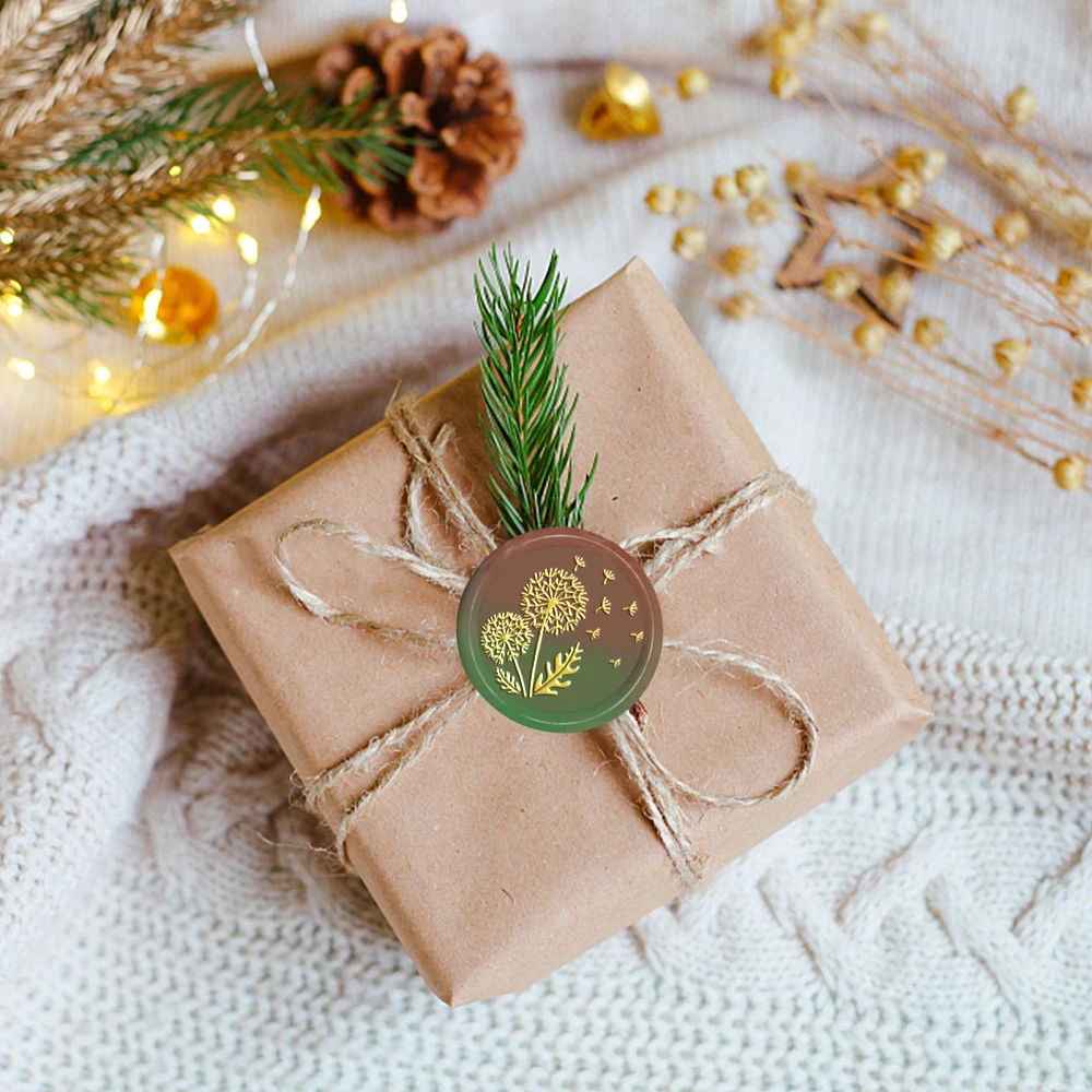 Flowers Dandelions Daisy Patterns Wax Seal Stamps Brass Wax Sealing Stamp Heads for Wedding Invitations Envelope