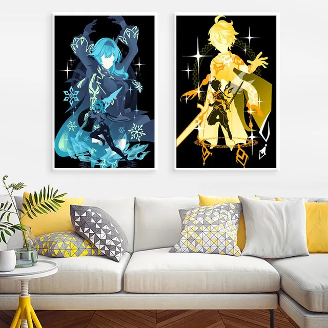 Genshin Impact Dendro Deinsleif  Impact, Character design, Anime wall art