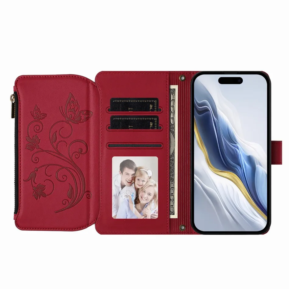Universal Phone Bag Case with Zipper Wallet Cover