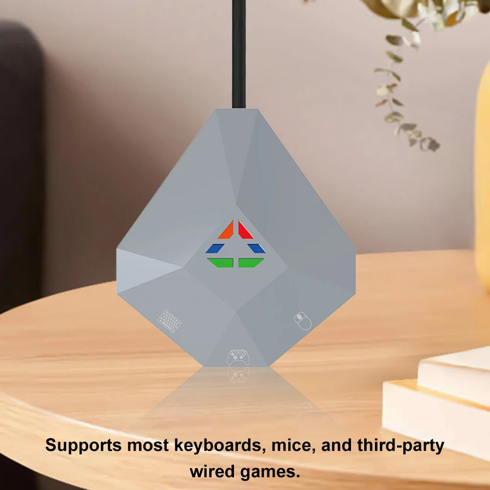 USB Wired Keyboard and Mouse Adapter Mobile Gamepad Keyboard Mouse Adapter for NS/Playstation 4/Playstation 3/Xbox One