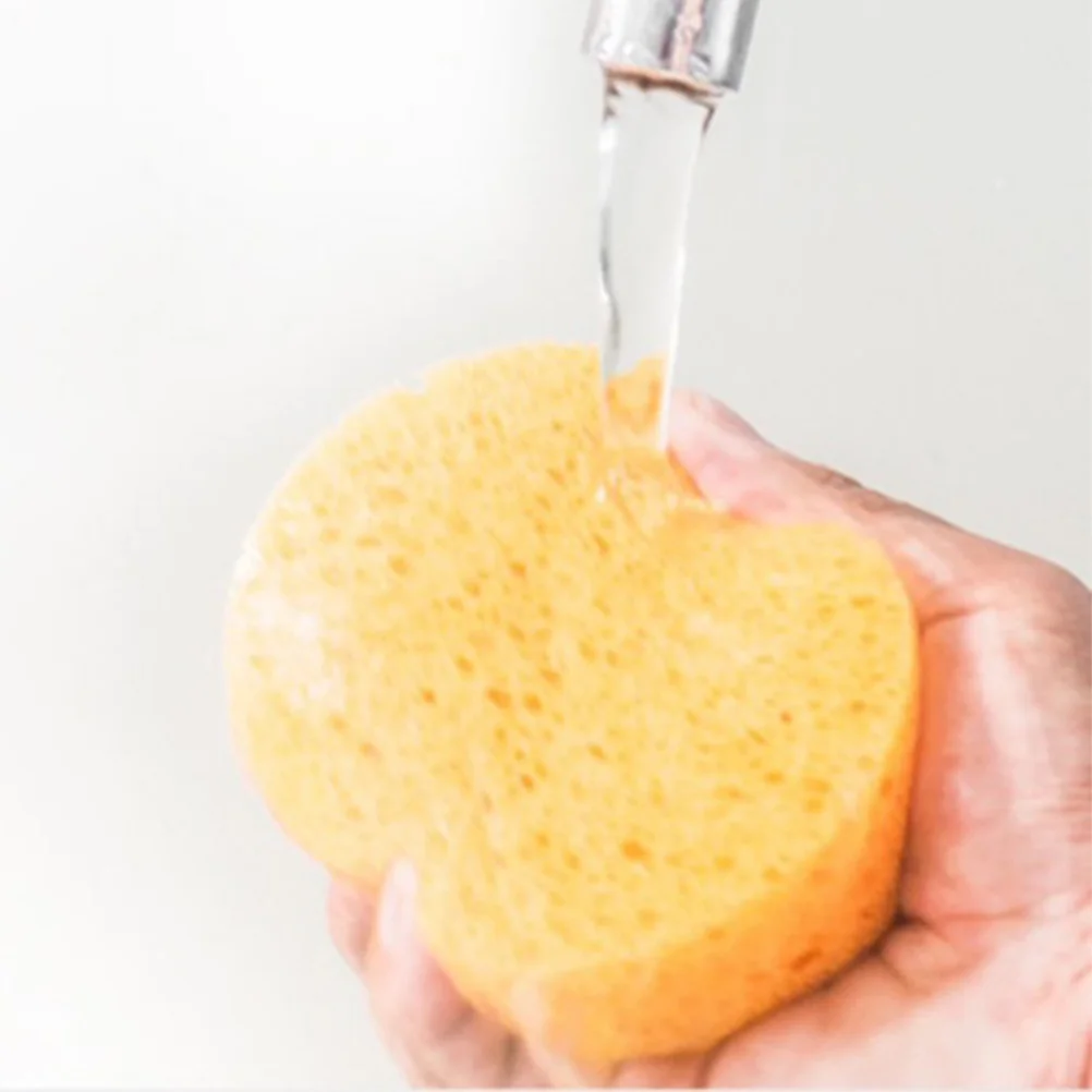 

Cellulose Cosmetics Sponges Natural Round Facial Cleansing Facial Scrub Facial Scrub Cleanser Makeup Remover Powder Puff
