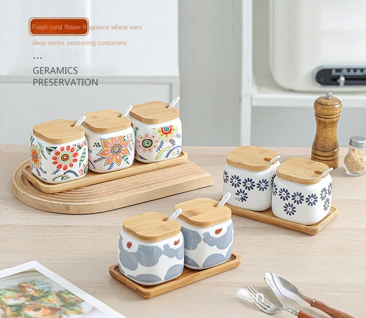 Modern Ceramic Spice Jars Seashell Decorative Salt Shaker Desktop  Electroplating Process Seasoning Jar Set Kitchen Tableware - AliExpress