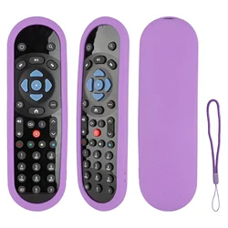 Silicone Shockproof Remote Control Case with Lanyard (PURPLE)