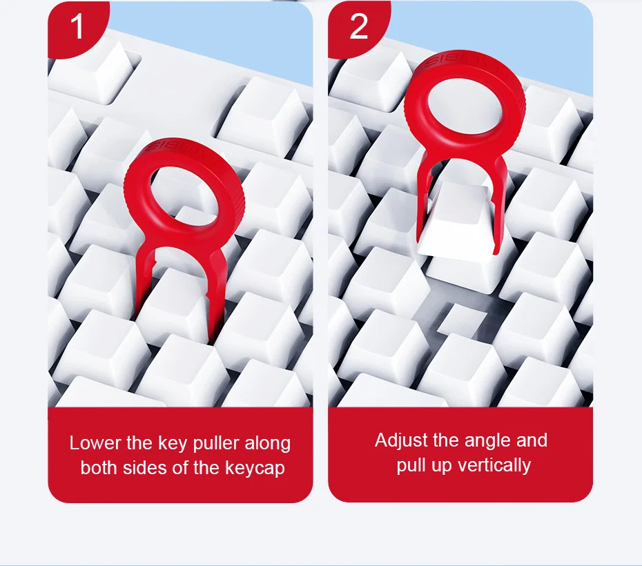 extrator de keycap de teclado hagibis kit removedor de chave ferramenta de remoção de limpeza universal arredondado para jogos de teclado mecânico