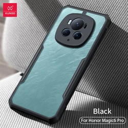 Xundd Custodia Protettiva Trasparente con Bumper Antiurto per la Serie Huawei Honor Magic6