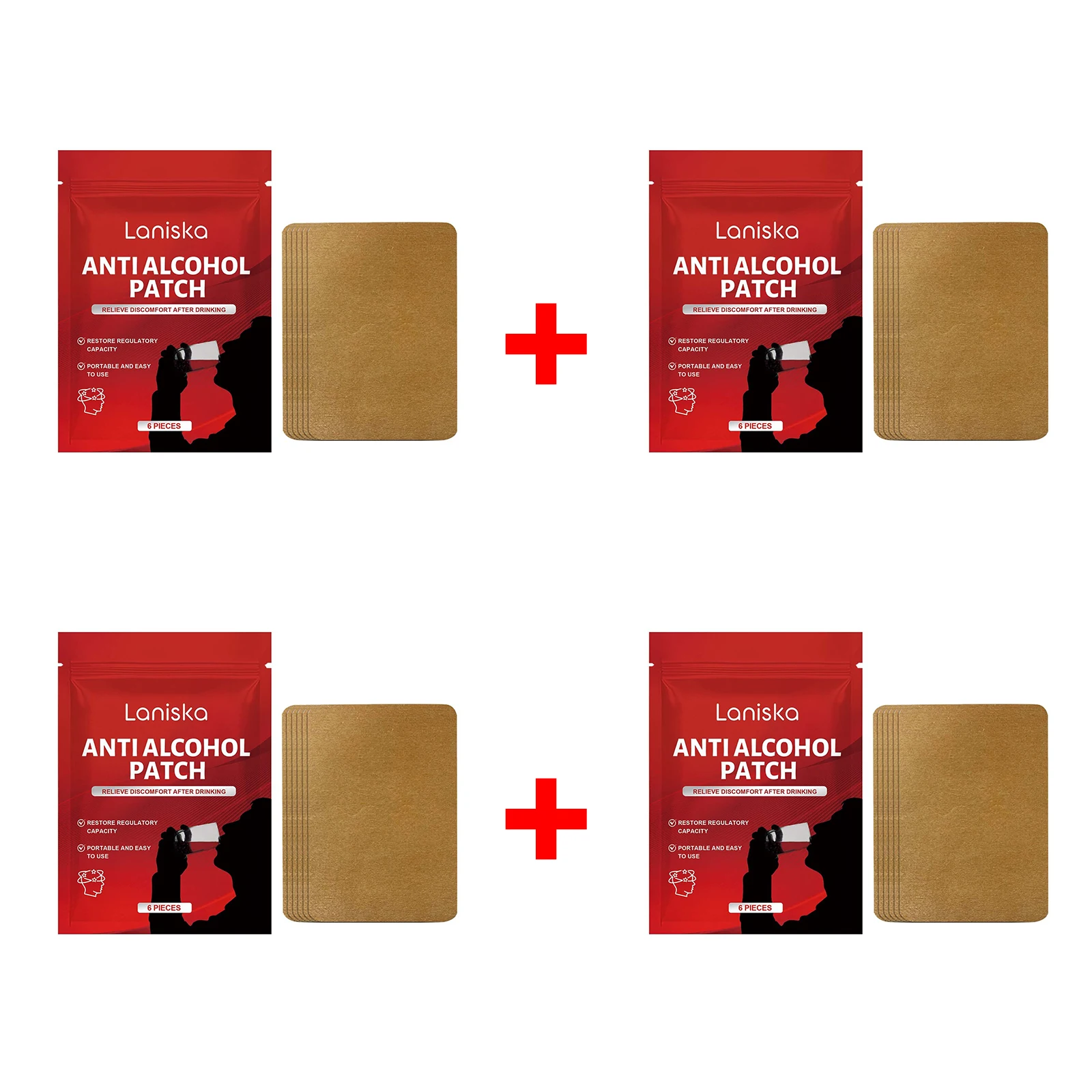 24 Pcs (4 Packets)