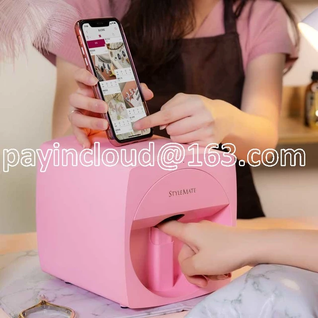 digital mobile nail art printer portable printing diy small wifi digital  mobile smart 3d finger nail art Machine - AliExpress