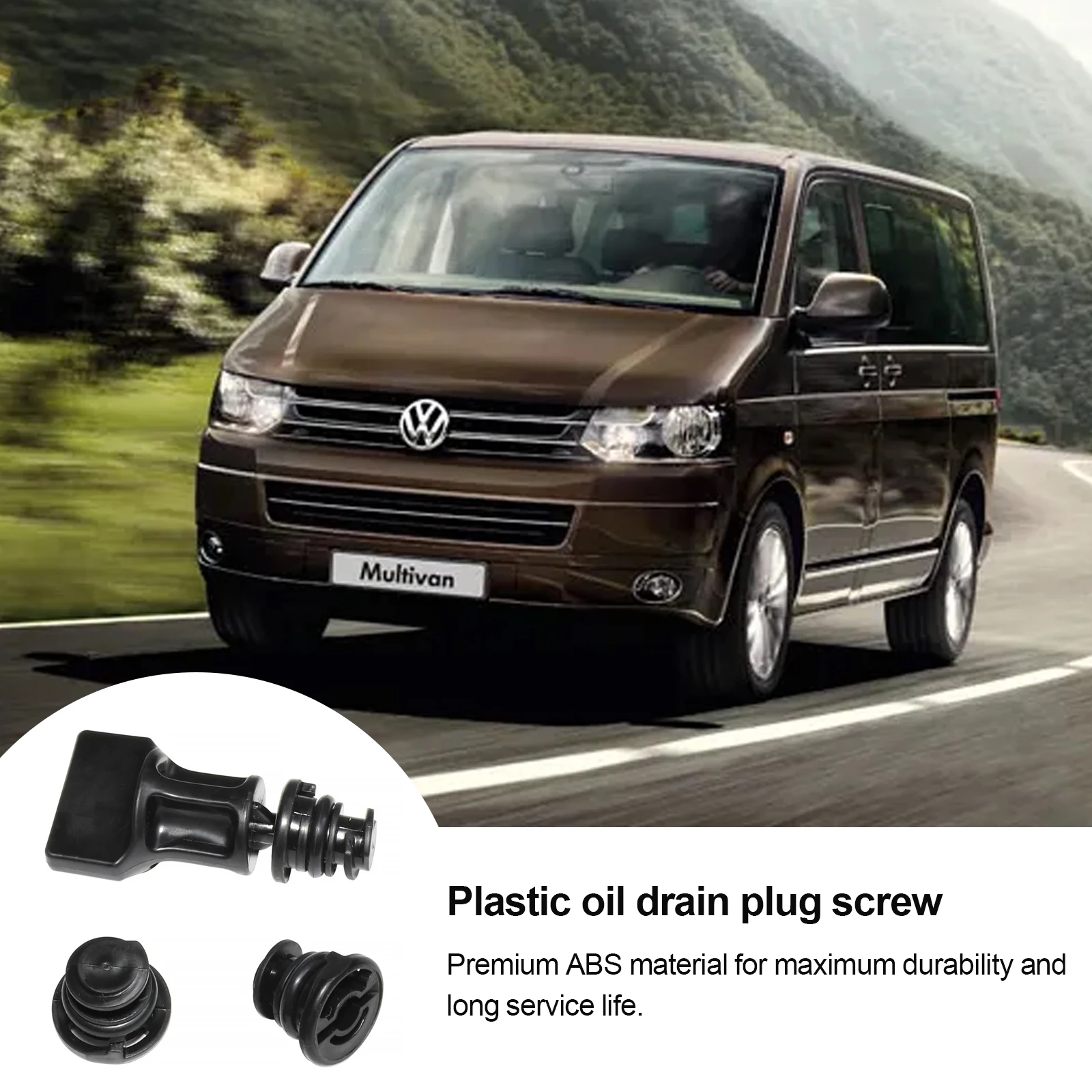 3PCs Oil Drain Plug Screw Removal Tool for VW Audi EA888 Third Generation Engine 6