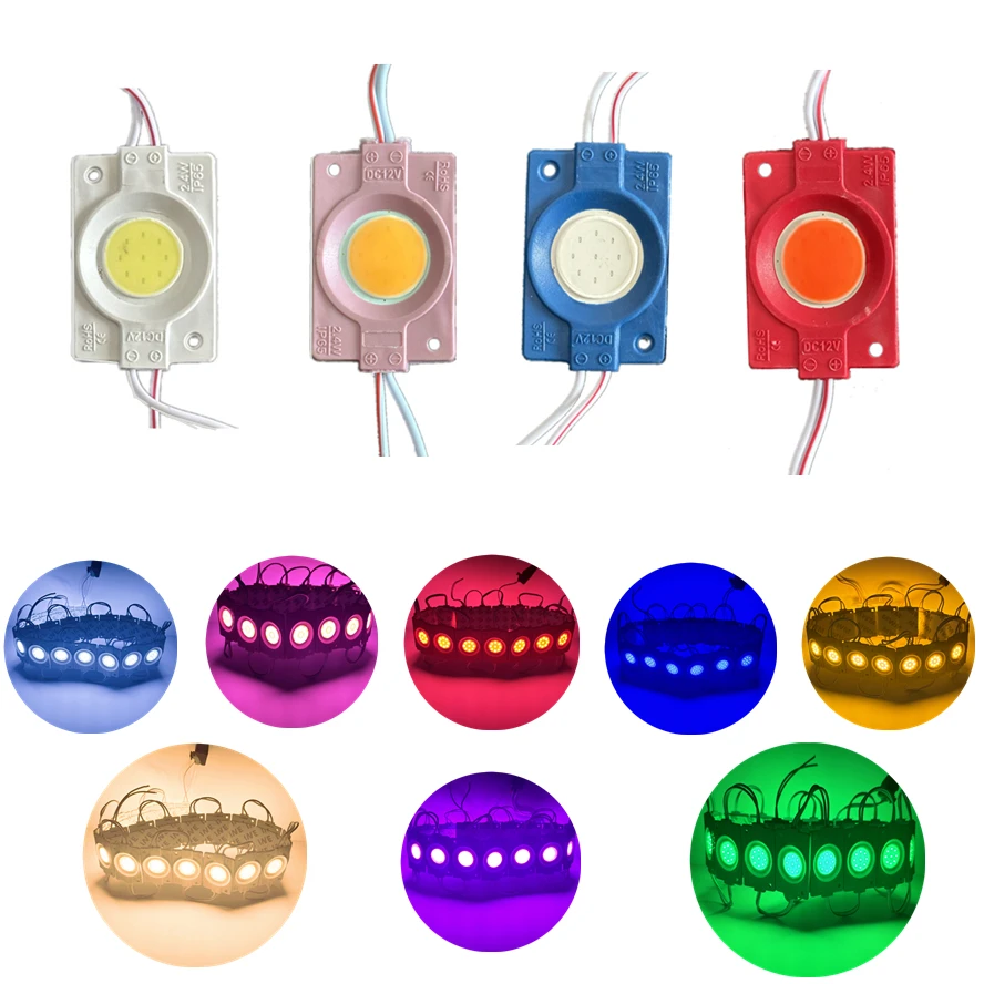 12V Led Module COB Light Advertisement Design Sign Backlight Shop Banner Waterproof IP65 20PCS
