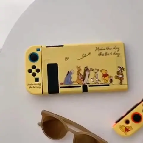 Disney Winnie The Pooh For Switch Case Shell Protective Split