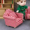 1:12 Miniature Dollhouse Mini Cute Sofa or Pillows for Dolls Kids Simulation Dollhouse Furniture Toy Gift Dollhouse Accessories 2