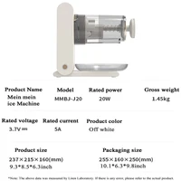 Ice Shaver Slush Machine Electric Rechargeable USB Ice Crusher Machine Home Appliances Wireless Shaved Ice Maker Machine Blender 2