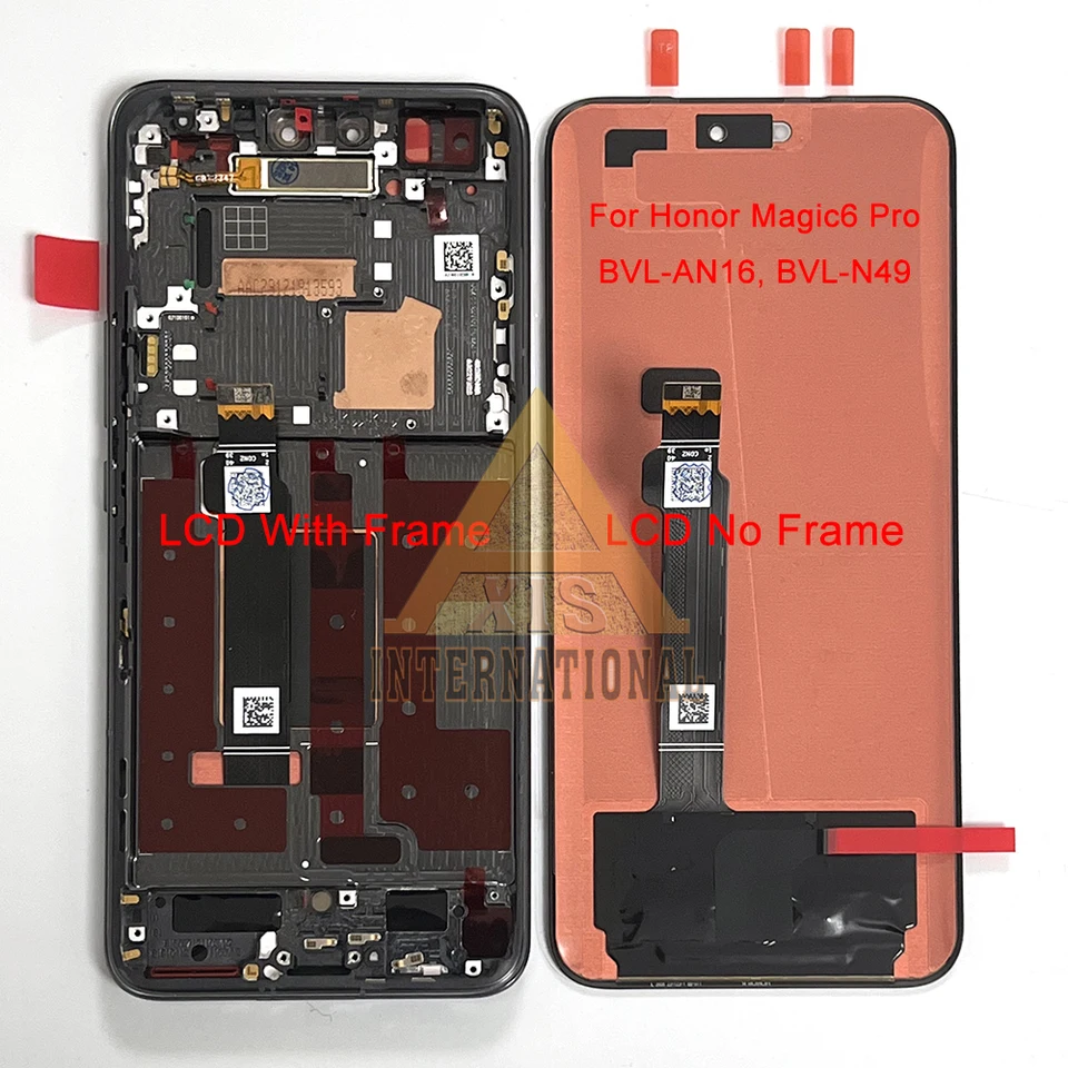 Écran LCD Complet Avec Châssis Pour Honor Magic 6 Pro - Neuf, Noir (ReLife)