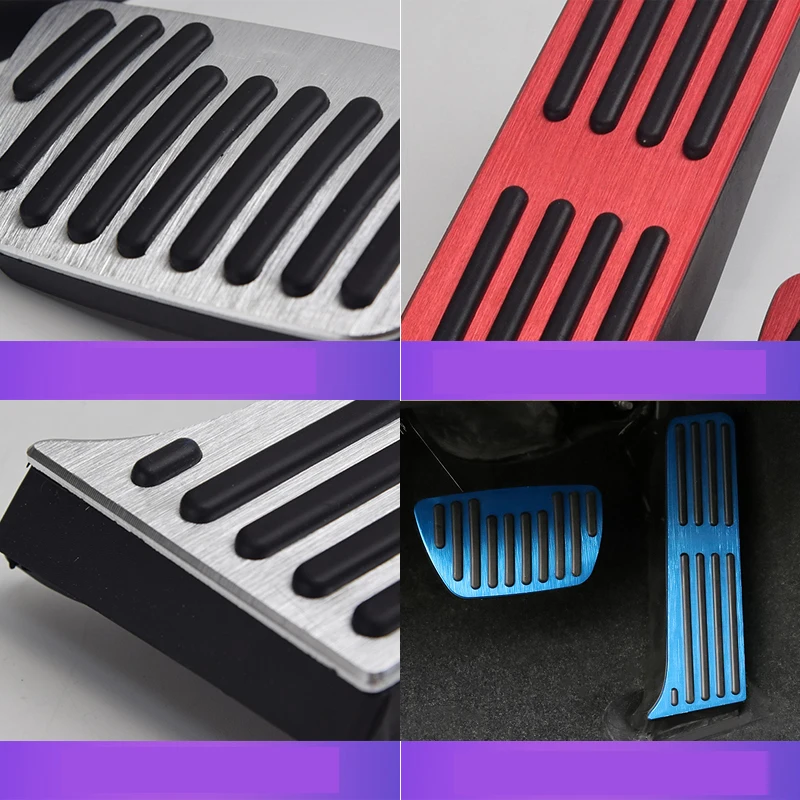 Auto Car Accelerator Fuel Brake Pedal Foot Rest Pedals Cover Pad For Toyota Camry 70 XV70-Accessories