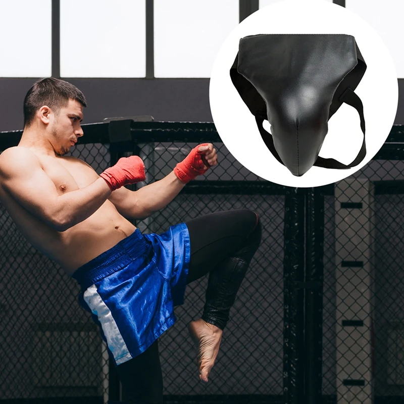Taekwondo Groin Protector Exercise Groin Guard Protector Cup for Kick Boxing Karate Fighting Jockstrap Sanda Muay Thai