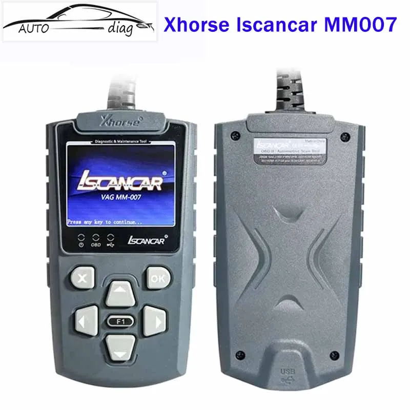 Инструмент для диагностики и обслуживания Xhorse Iscancar MM007 MM007 офлайн обновление для VW, Au-di, Sko-da Seat & MQB коррекция мильного возраста