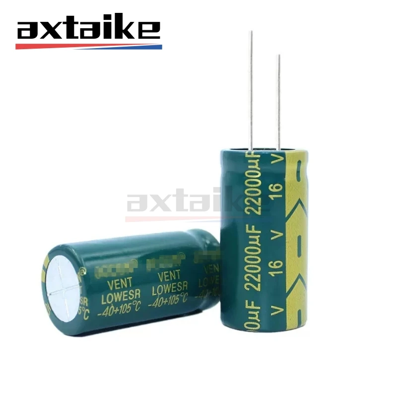 5PCS 22000UF 16V 16V22000UF 18*40MM High Frequency Low ESR Aluminum Electrolytic Capacitor DIP 1 5pcs 80v22000uf 80v 22000uf 35x100mm high quality aluminum electrolytic capacitor high frequency low impedance esr