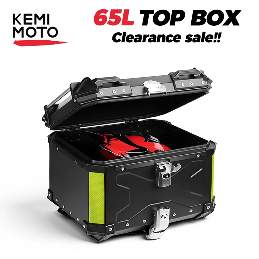 Motorcycle tail box motorcycle toolbox motorcycle tool box Motorcycle Helmet Box CNC Aluminum Top Tail Rear Luggage Storage Tool Cases Lock Trunk For YAMAHA For Honda BMW