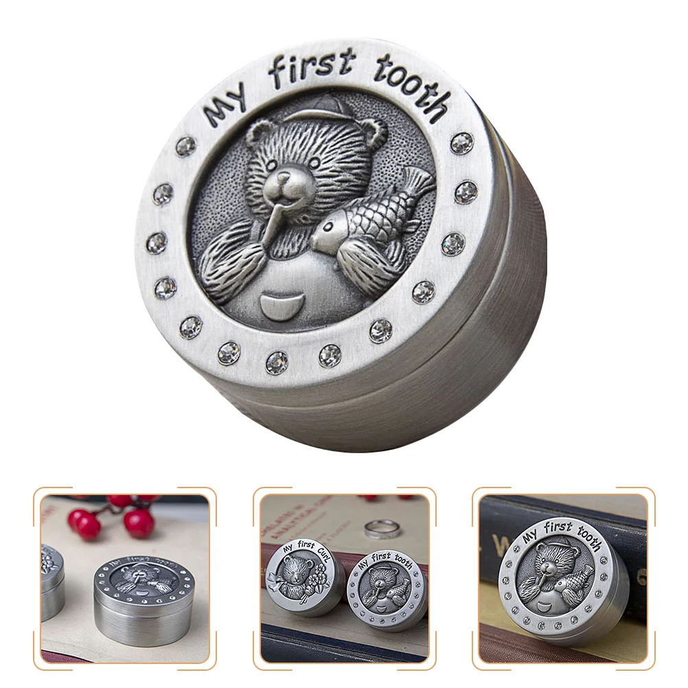 

Custom For Baby Souvenir Birth Teeth Container Tooth Collection Organizer Box The Gift Men and Women Saver Gifts