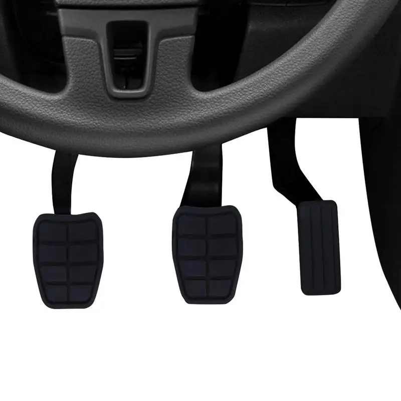 

Manual Replacement Car Pedals Covers Non-Slip Pedals Cases For Cars Anti-Slip Rubber Compatible With Cars Vehicles
