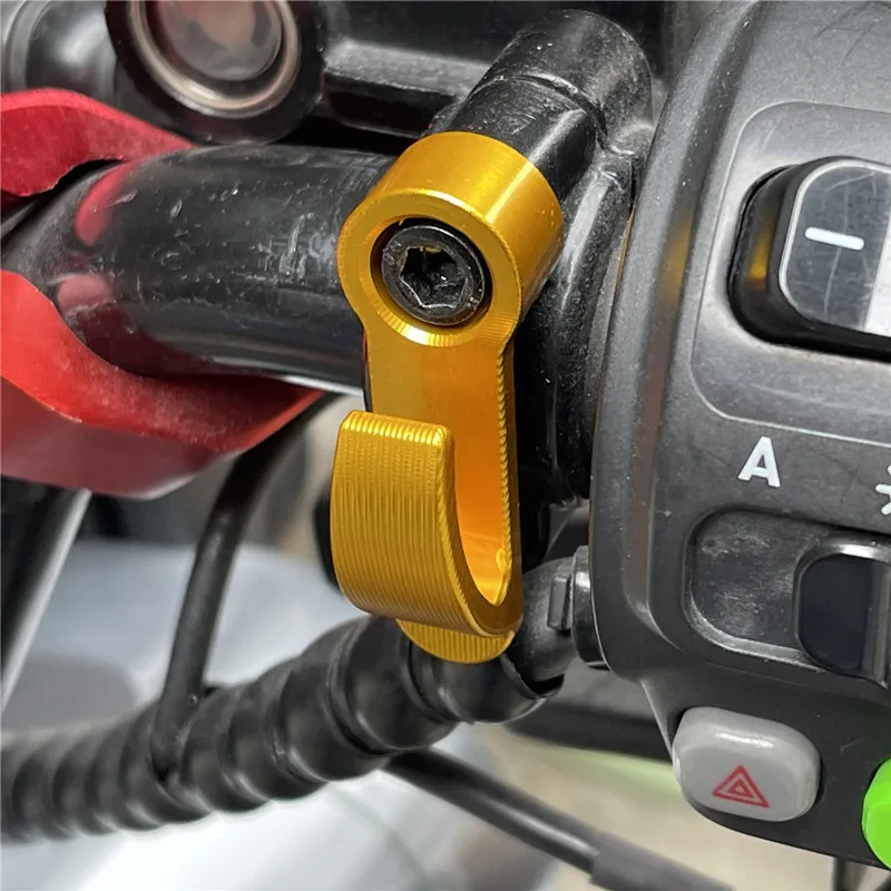 Motorcycle Helmet Hook Universal Aluminium Alloy Single Hole Dirt Bike Electric Scooter Motorcycle