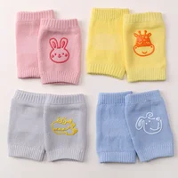Baby Knee Pads for Girls Boys Summer Solid Color Anti Slip Kid Crawling Safety Floor Sock Leg Knee Protector Accesorios Bebe 3