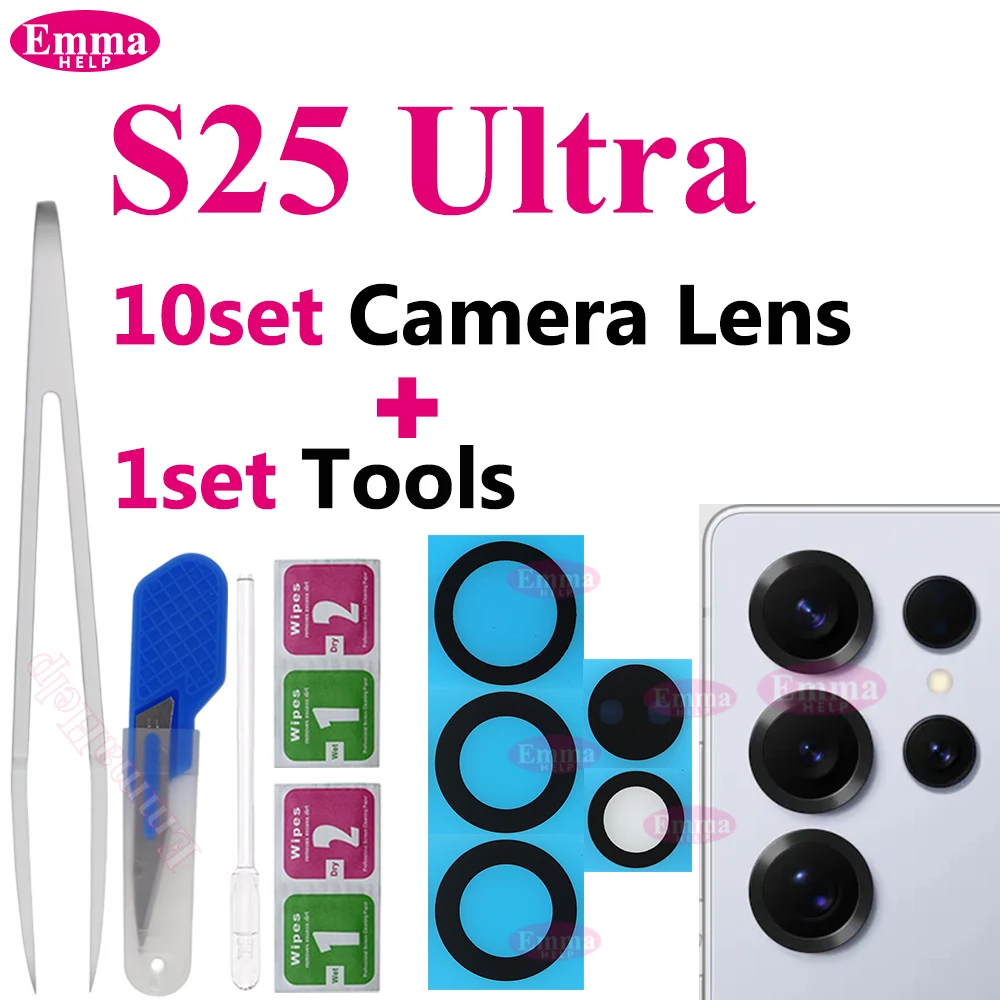 Premium Rear Camera Glass Lens Repair Kit for Ultra and Plus Series