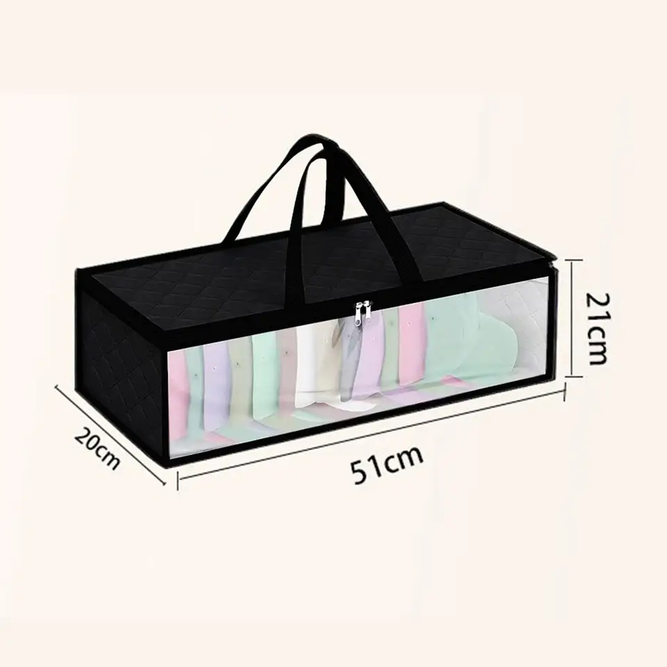 Panier à Linge Pour Casquettes 2 Pièces - Lavage Machine Et Sèche-linge - Protection Forme Chapeaux - Blanc