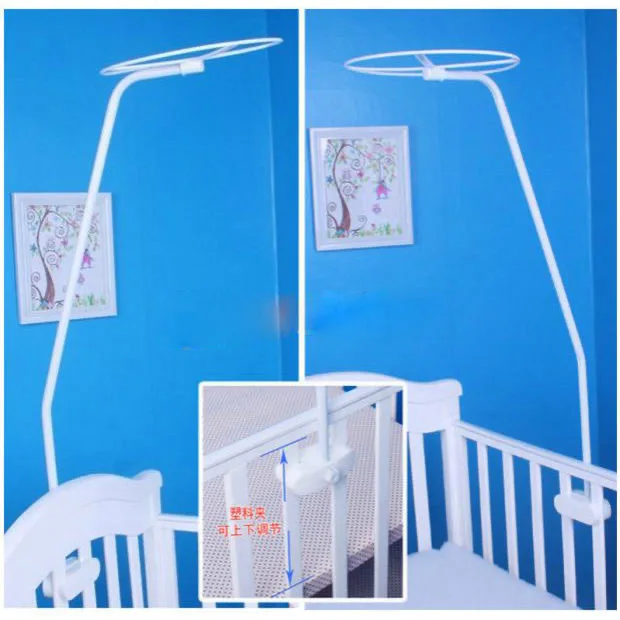 Zanzariera per Lettino Neonato con Supporto Pieghevole, Tenda Anti-zanzare per Bambini, Copertura Completa per Culla - immagine 6