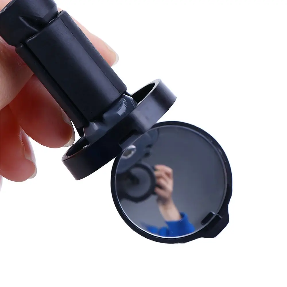 볼록 거울 후면보기 반사경 사이클링 핸들바 거울 자전거 바 엔드 미러 자전거 백미러 자전거 백미러