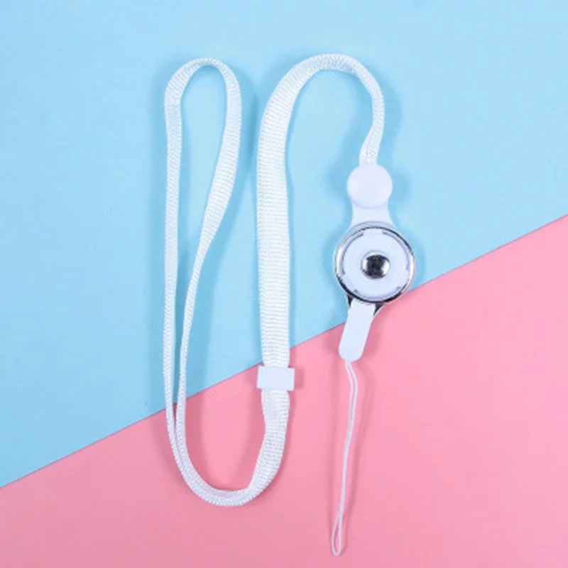 Adjustable Lanyard Strap with Detachable Phone Safety Tether