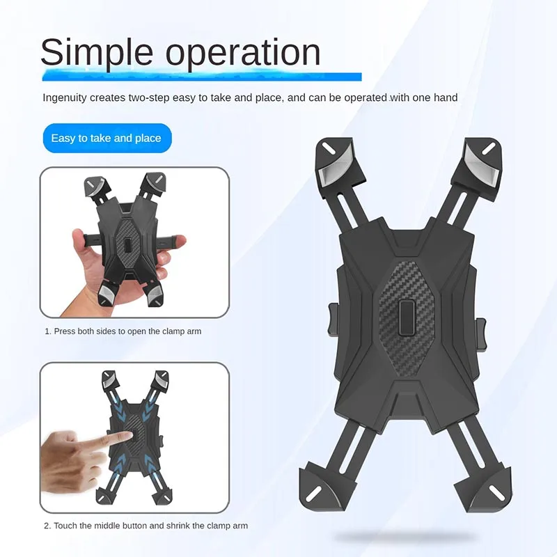Revolutionary Explosive Bicycle Handlebar with Automatic Lock and Mobile Phone Bracket - The Ultimate Cycling Accessory for Saf
