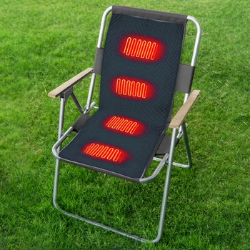 4-Zone Heated Camping Chair Mat – USB Electric Blanket 1