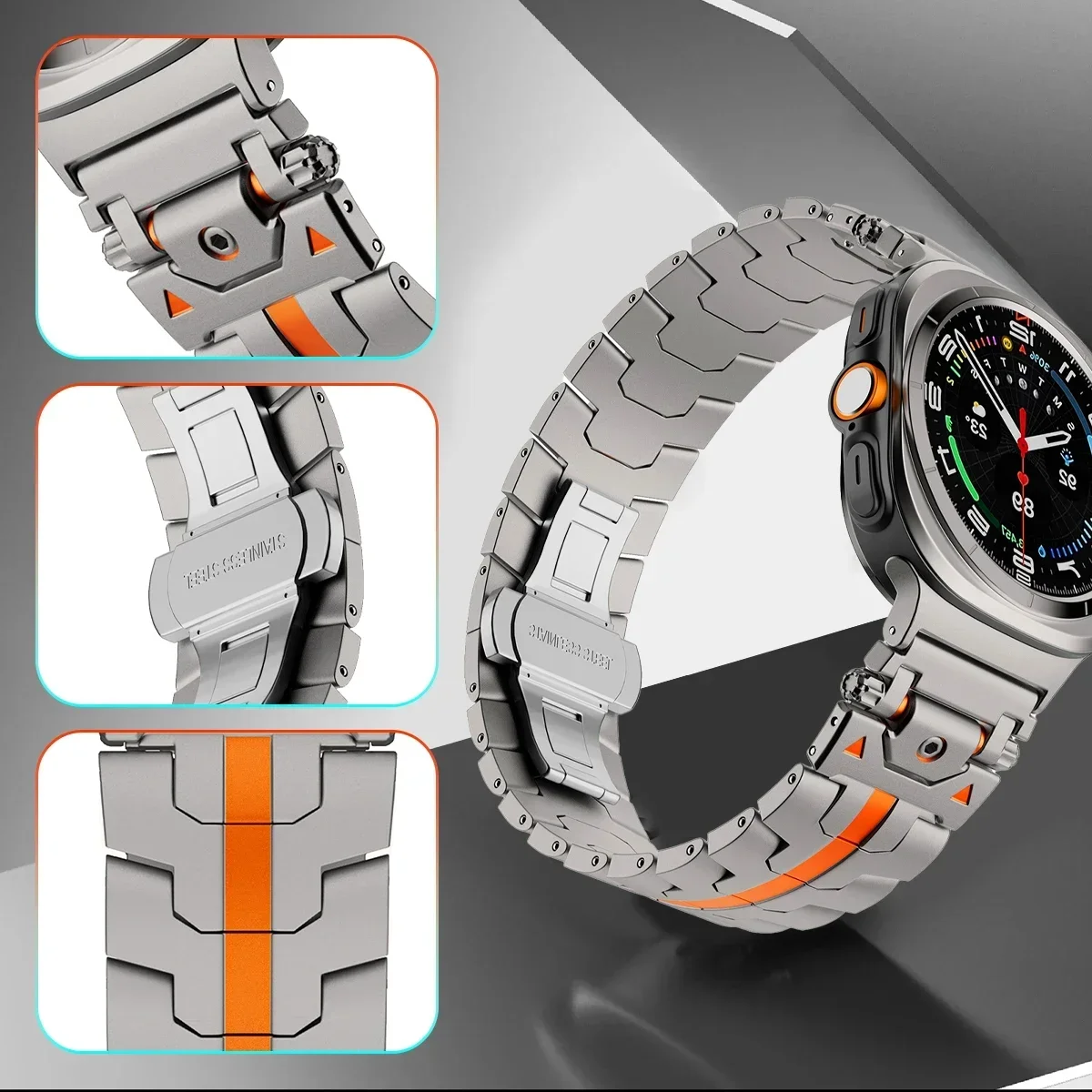 Luxury Stainless Steel Replaceable Wristband