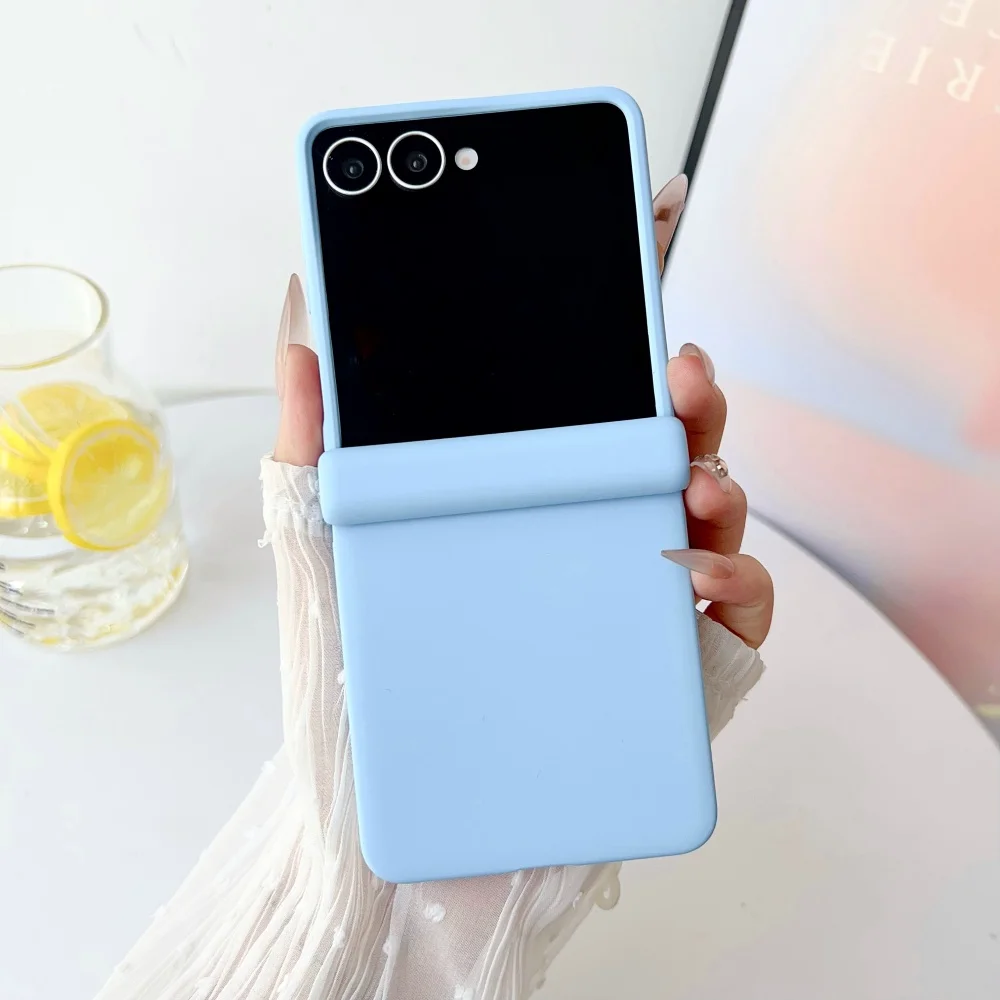 Luxury Candy Color Matte Slim Phone Case - Solid Color Liquid Silicone Shockproof Cover