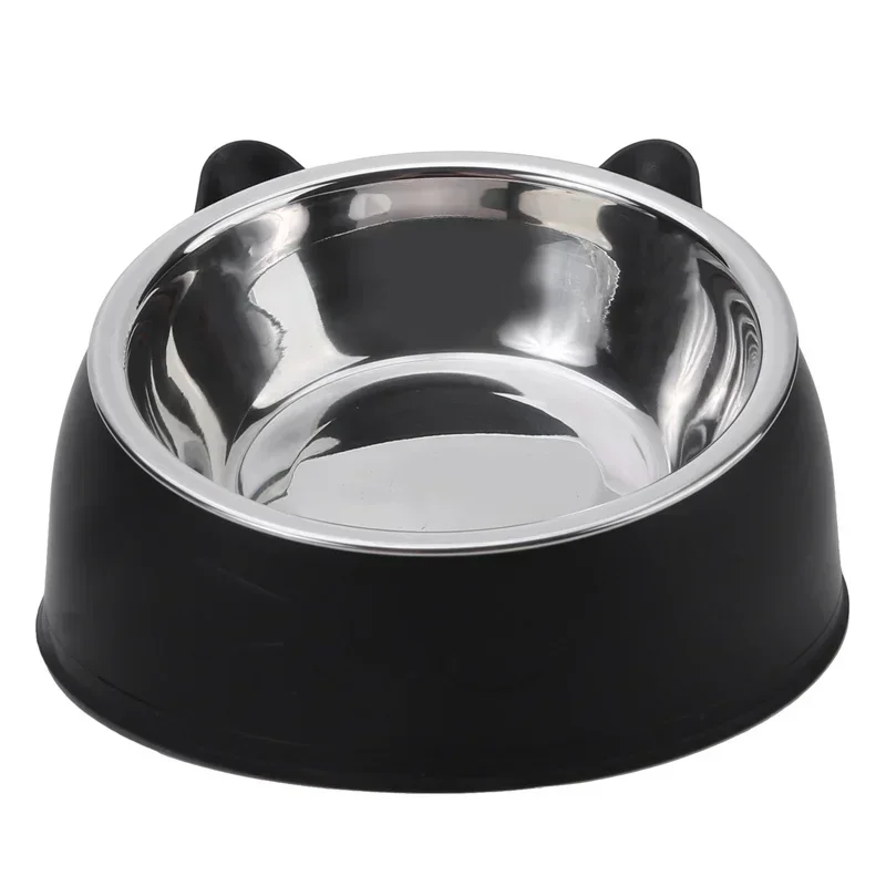 1 PC Cat Dog Bowl 15 Degrees Raised Non Slip Puppy Base Tilt Safeguard Neck Pet Bowl Accessories Dog Bowl Pet Supplies Pets