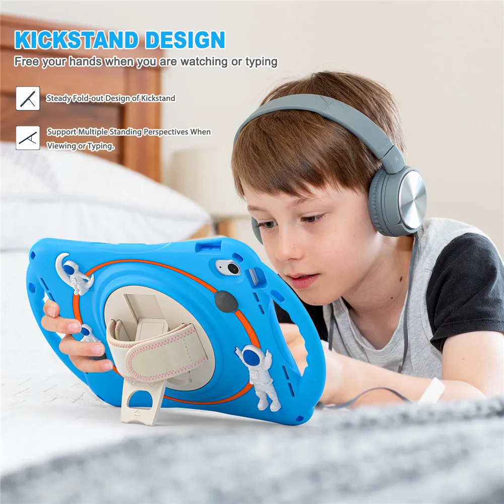 For 10 10th Generation 2022 Case Shockproof Kids Tablet Cover for iPad Air 1 2 3 4 5 10.9 Pro 11 9.7 10.2 9th 8th_voghion.com