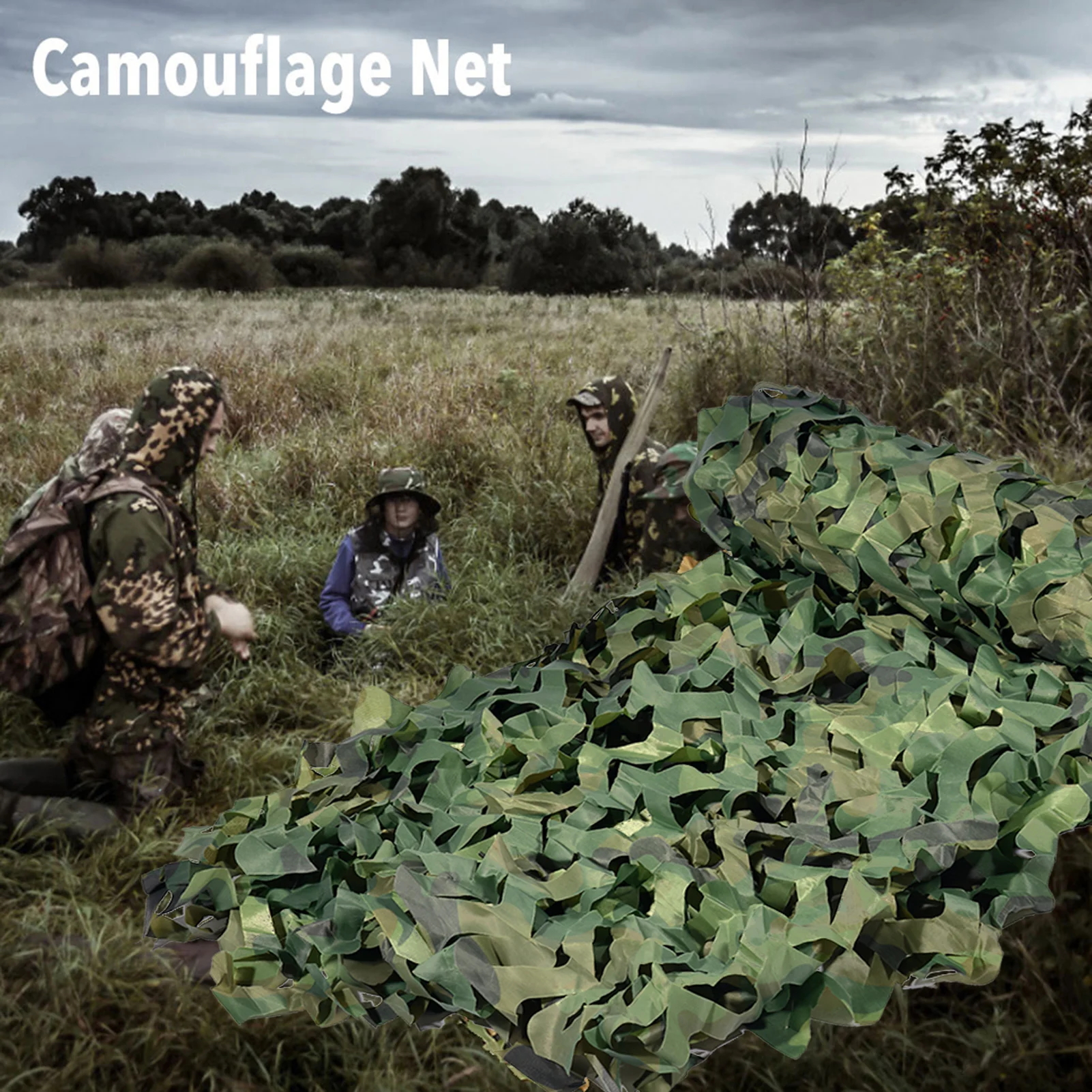 3X5M 2X3M Military Army Camouflage Net Camping Net Shade Outdoor Sun Shelter Ghillie Suits Hunting Clothe For Hunting Garden Car