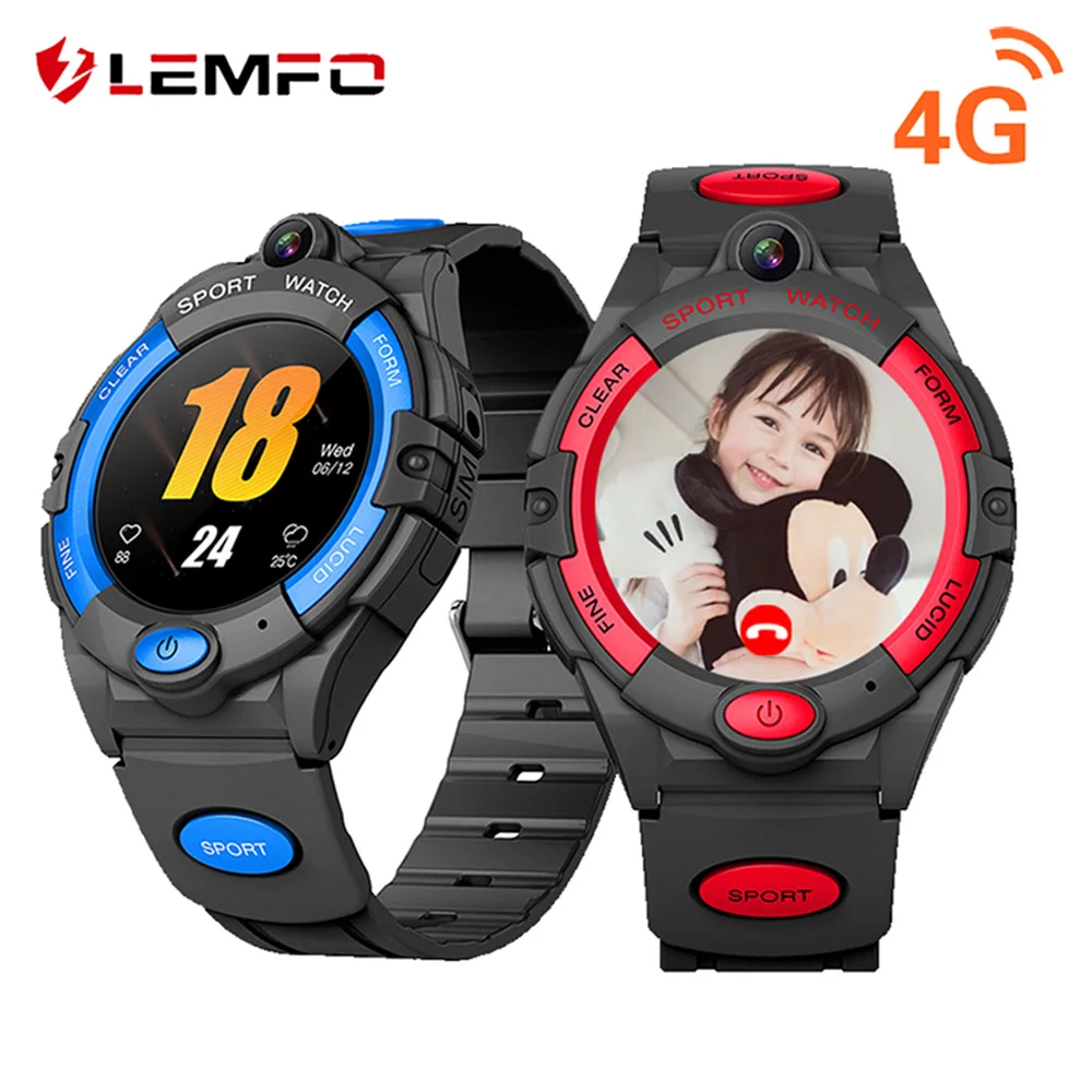 Смарт-часы Детские LEMFO I10 4G GPS Wi-Fi SIM-карта 680 мАч | Электроника