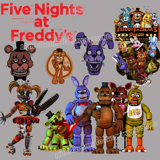 Five Nights at Freddy's - FNAF 4 - Nightmare Foxy - Fredbear - Sticker