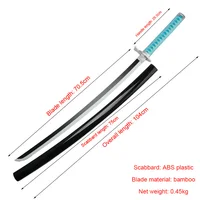 New Roronoa Zoro Katana Swords Anime Cosplay Bamboo  Sword Decoration Gift Shirauo Kozuki Toki Kinemon Jack Shanks katanas 2